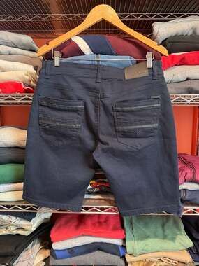 Nick Danger Casual Shorts Size 32 Navy Blue Denim